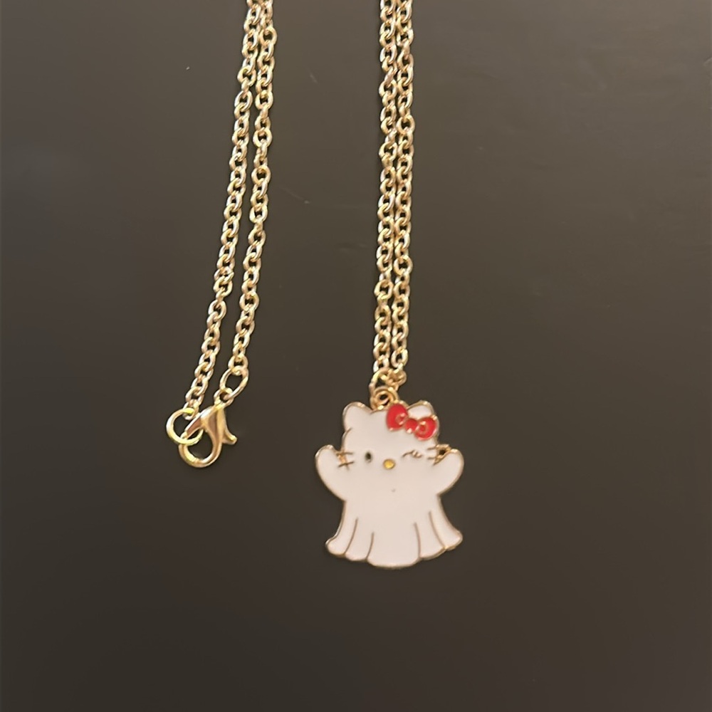 Hello Kitty Ghost Pendant Necklace - Picture 3 of 4